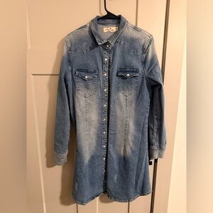 Classic Blue Denim Dress